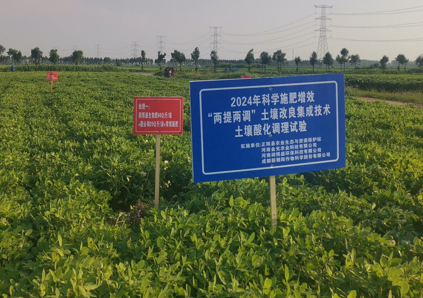 2024年科學(xué)施肥增效兩提兩調(diào)土壤改良集成技術(shù)土壤酸化調(diào)理試驗(yàn)